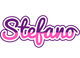 Stefano cheerful logo