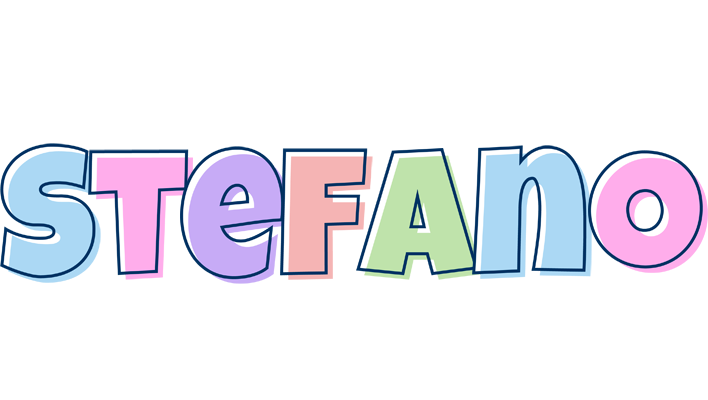 Stefano pastel logo