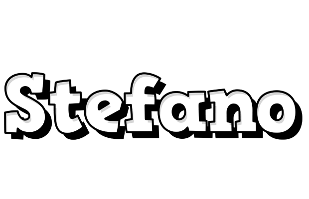 Stefano snowing logo