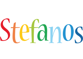 Stefanos birthday logo