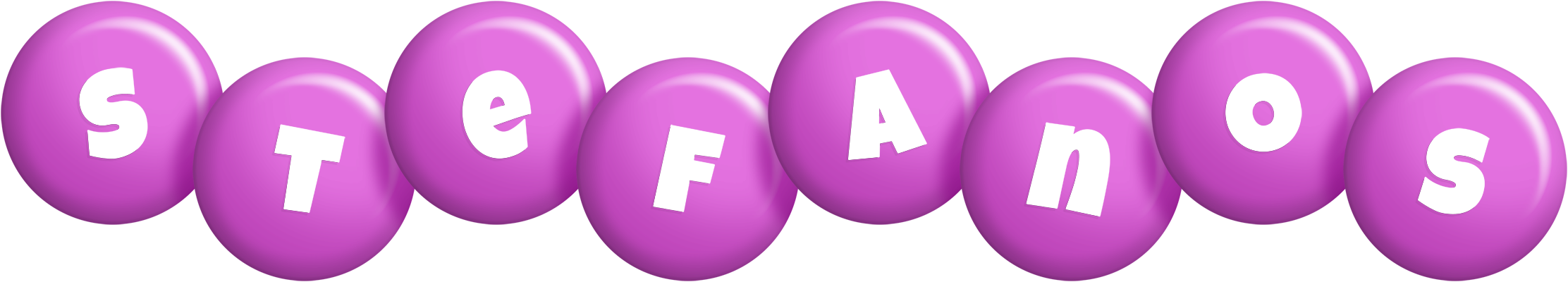Stefanos candy-purple logo