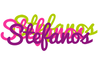 Stefanos flowers logo