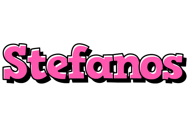 Stefanos girlish logo