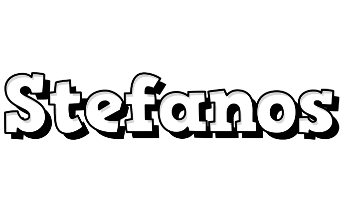 Stefanos snowing logo
