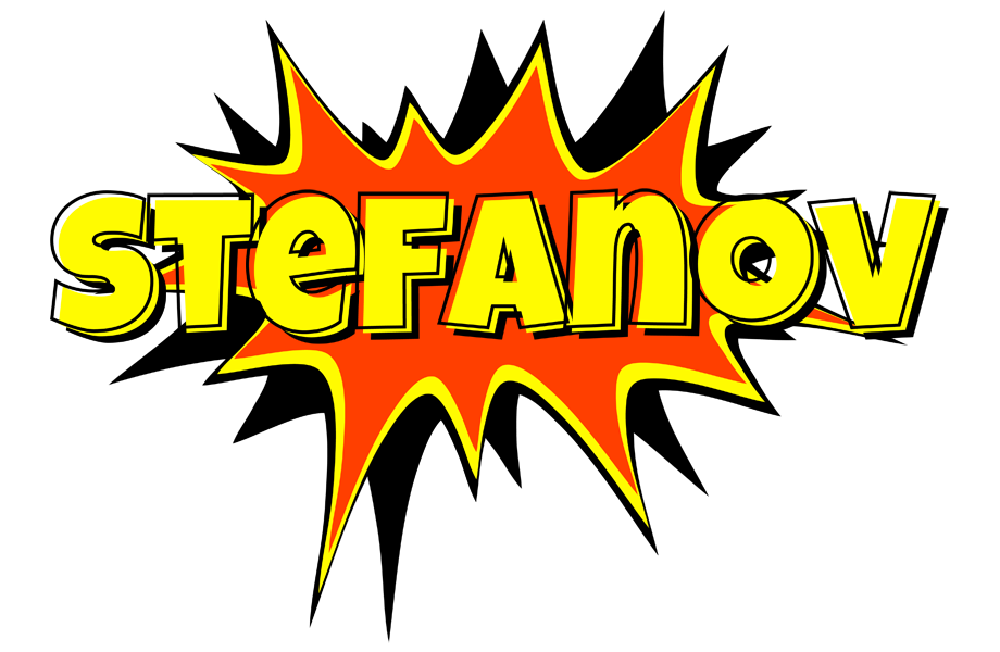 Stefanov bazinga logo