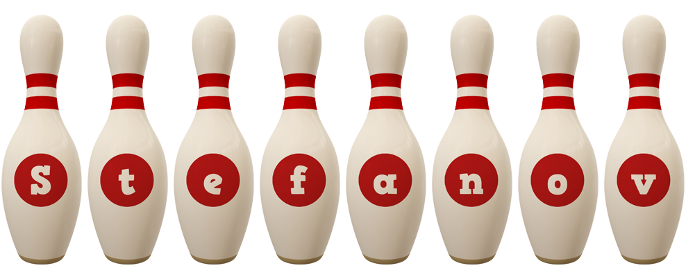 Stefanov bowling-pin logo