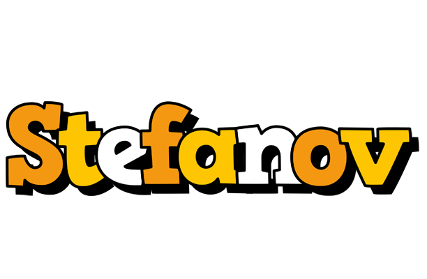 Stefanov cartoon logo