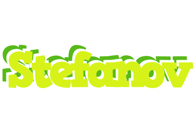 Stefanov citrus logo