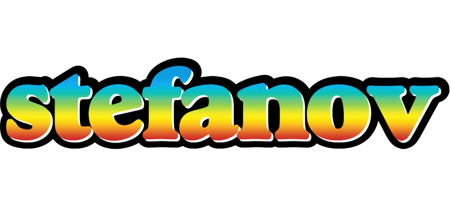 Stefanov color logo
