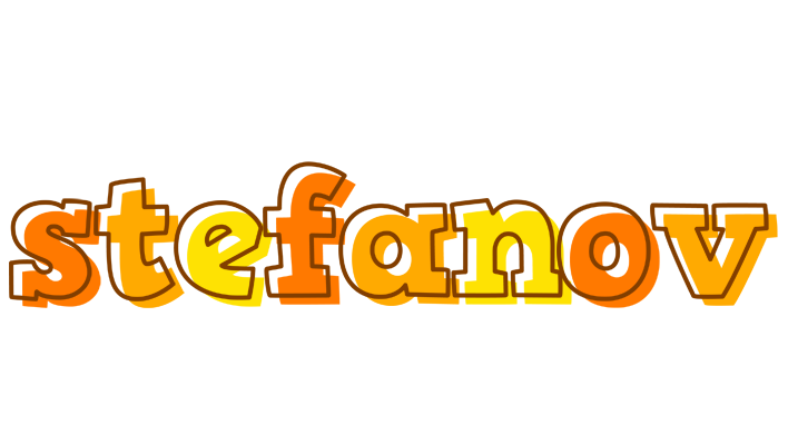 Stefanov desert logo