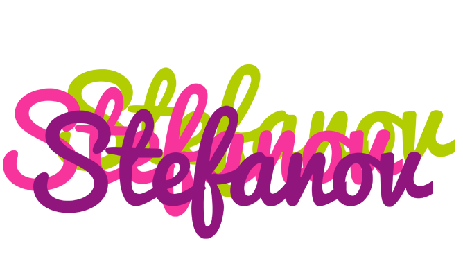 Stefanov flowers logo