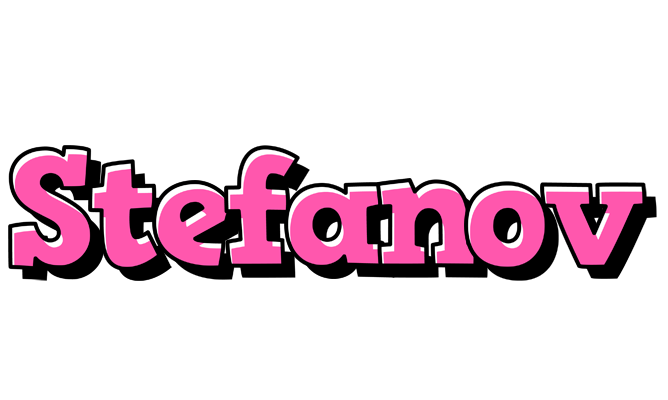 Stefanov girlish logo