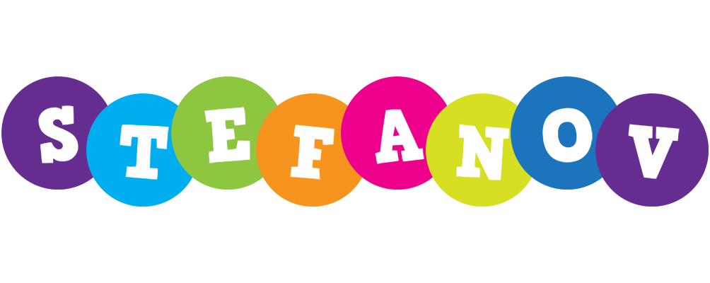 Stefanov happy logo