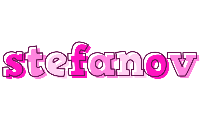 Stefanov hello logo