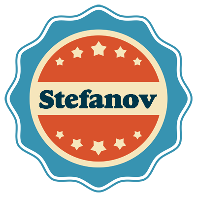 Stefanov labels logo