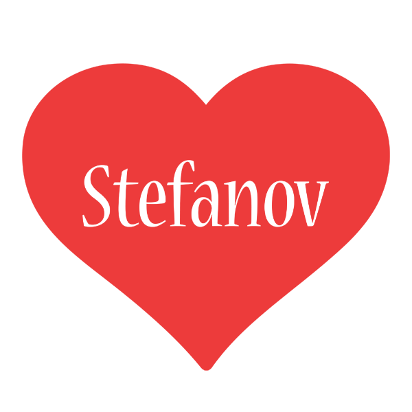 Stefanov love logo
