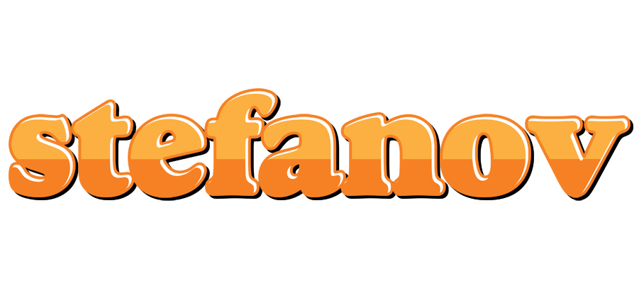 Stefanov orange logo