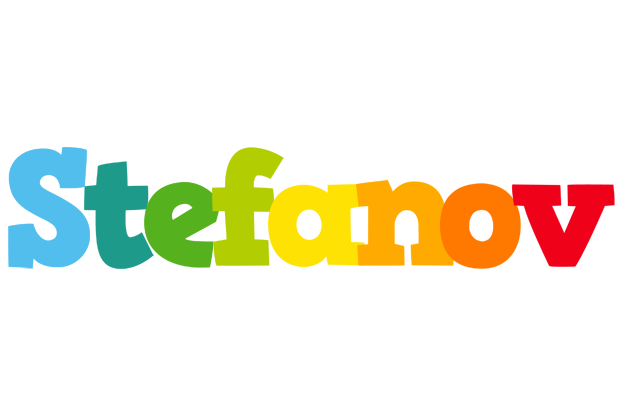 Stefanov rainbows logo