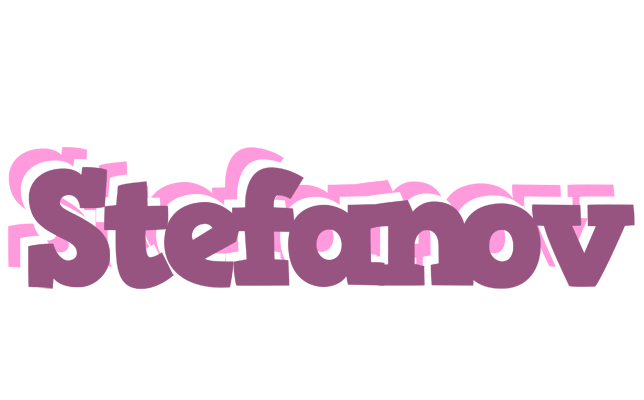 Stefanov relaxing logo