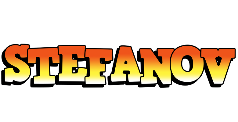 Stefanov sunset logo