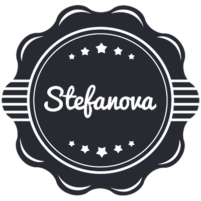Stefanova badge logo