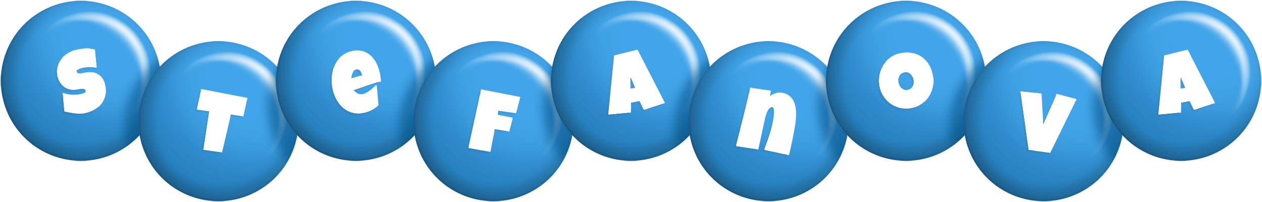 Stefanova candy-blue logo