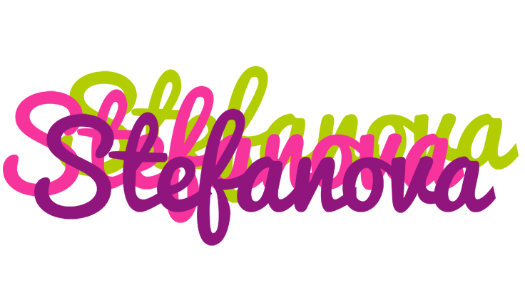 Stefanova flowers logo