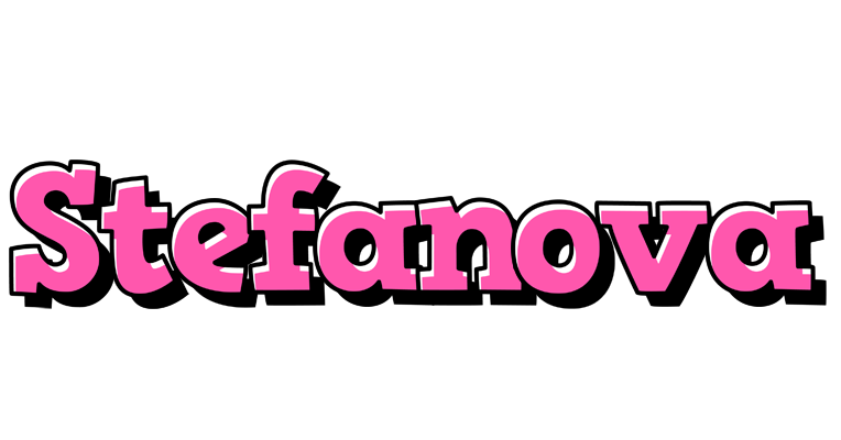 Stefanova girlish logo