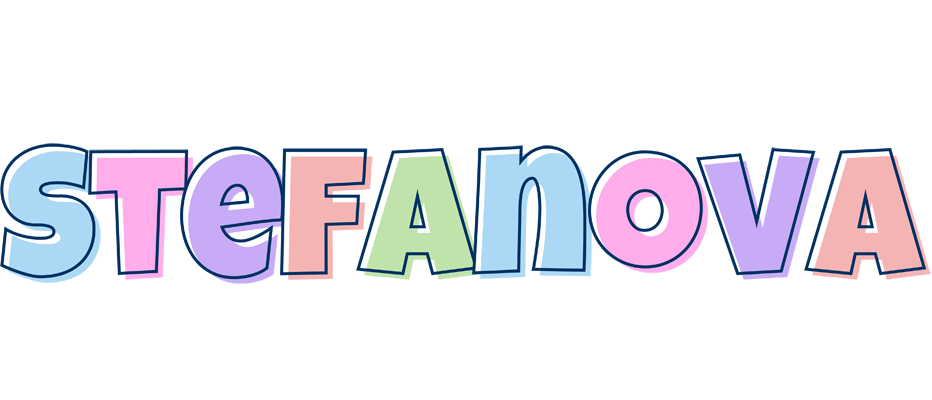 Stefanova pastel logo
