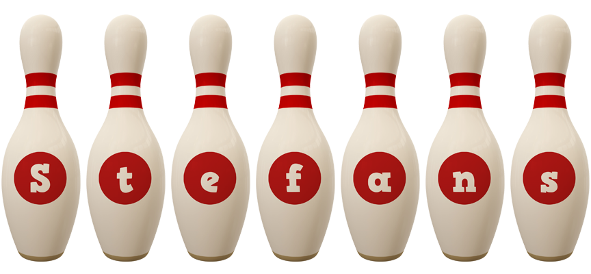 Stefans bowling-pin logo