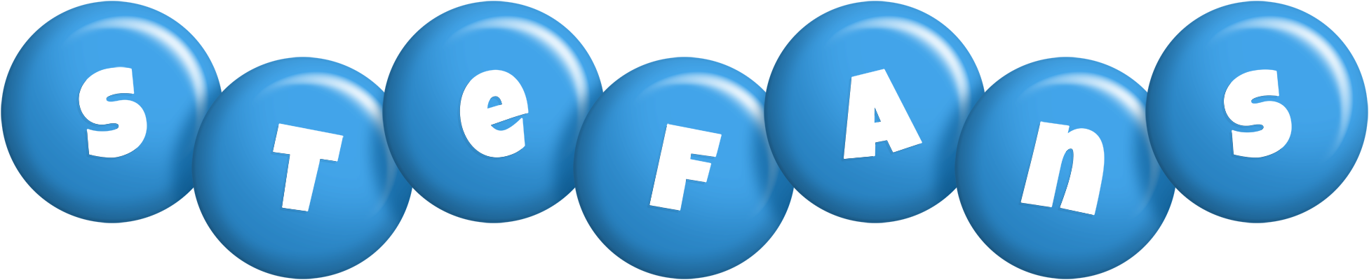 Stefans candy-blue logo