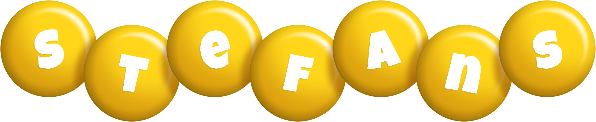 Stefans candy-yellow logo