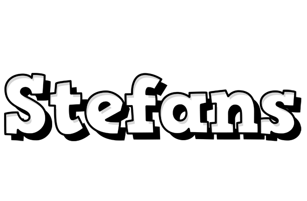 Stefans snowing logo