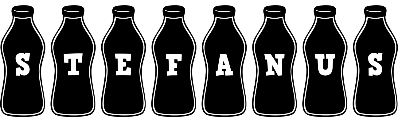 Stefanus bottle logo