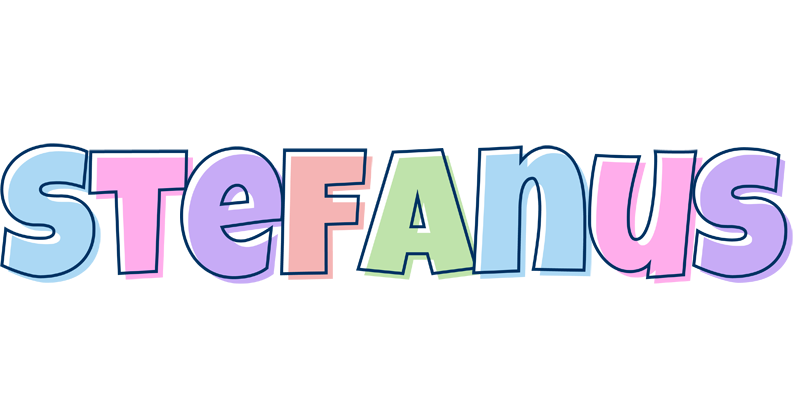 Stefanus pastel logo