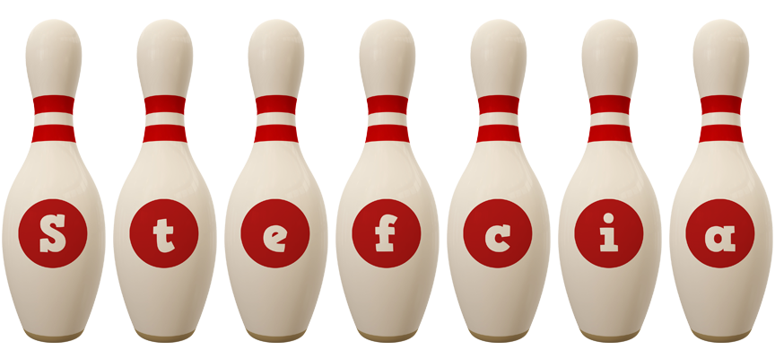 Stefcia bowling-pin logo