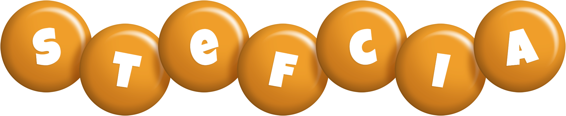 Stefcia candy-orange logo