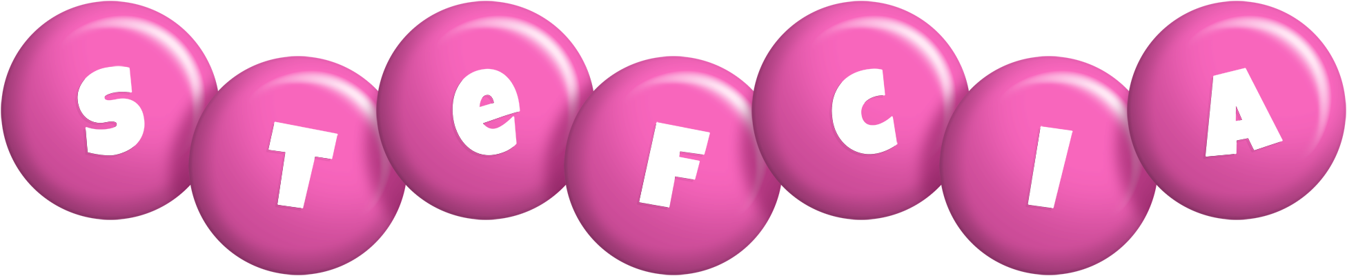 Stefcia candy-pink logo