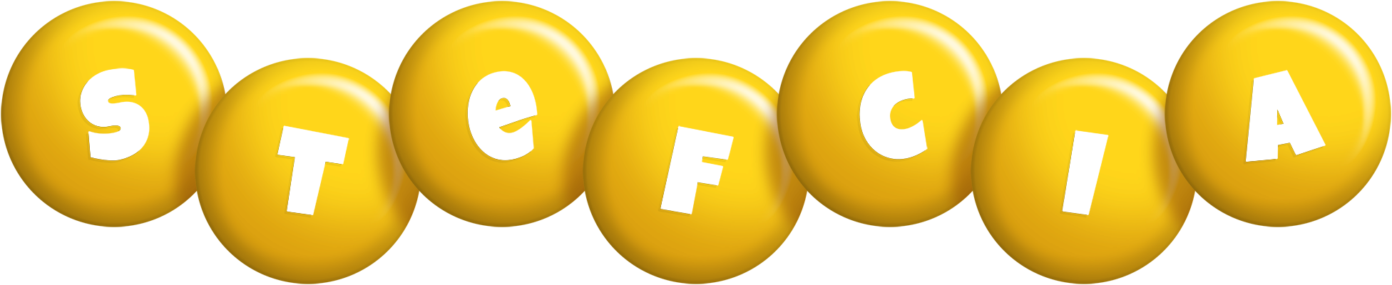 Stefcia candy-yellow logo