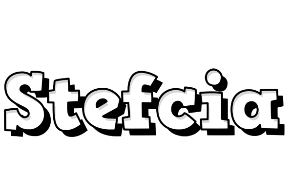 Stefcia snowing logo