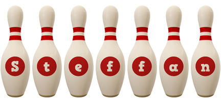 Steffan bowling-pin logo