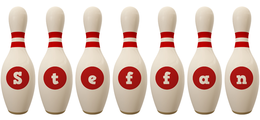 Steffan bowling-pin logo