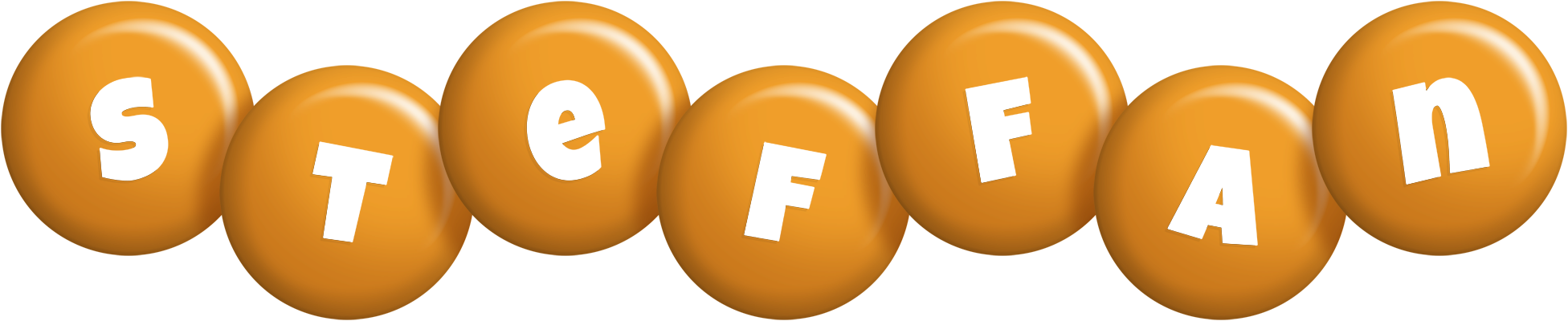 Steffan candy-orange logo