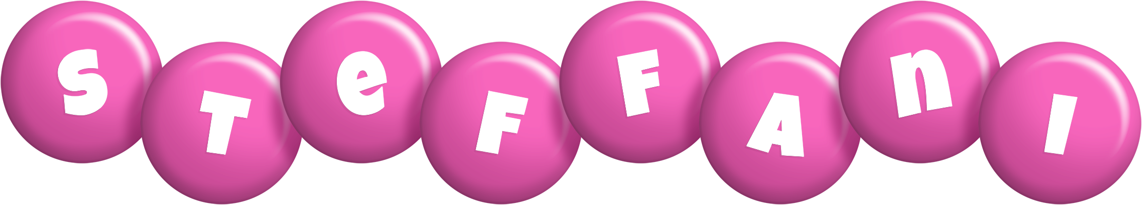 Steffani candy-pink logo