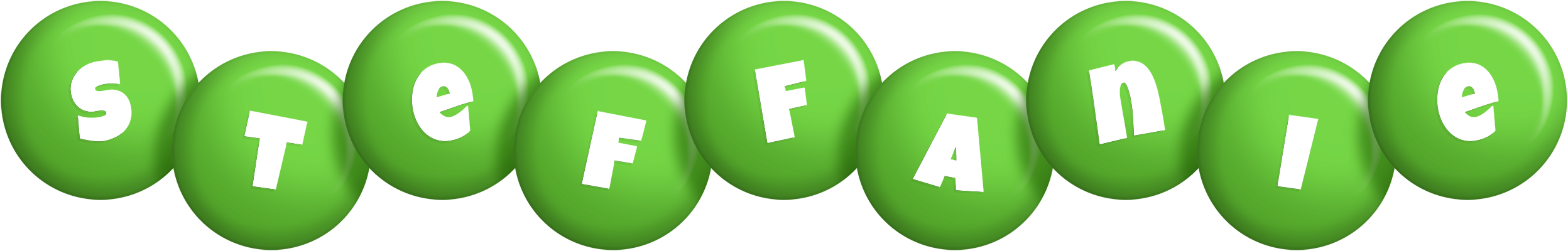 Steffanie candy-green logo