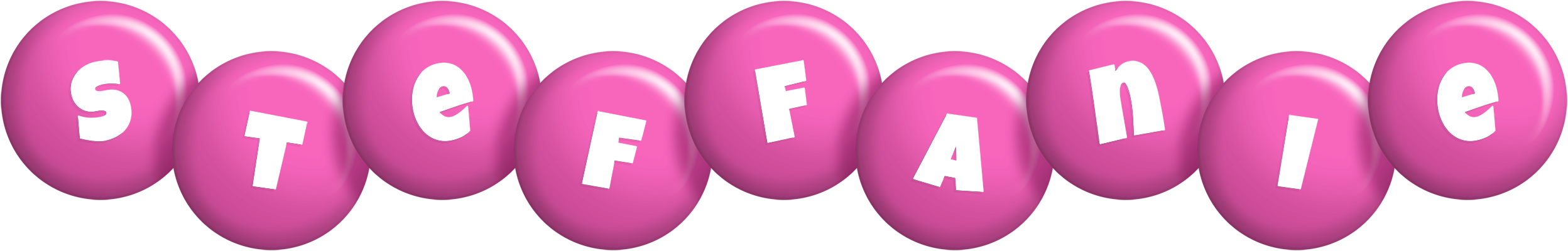 Steffanie candy-pink logo