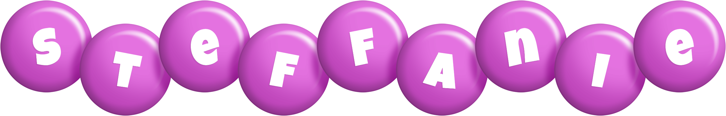 Steffanie candy-purple logo
