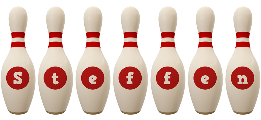 Steffen bowling-pin logo