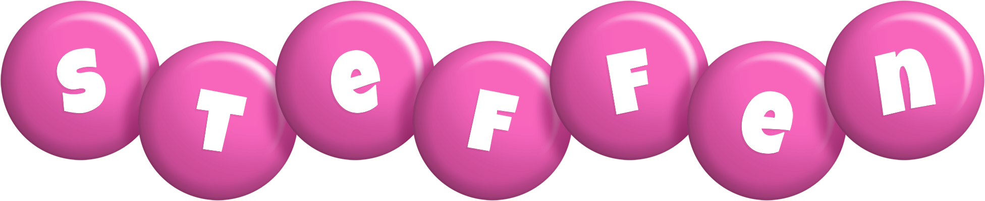 Steffen candy-pink logo