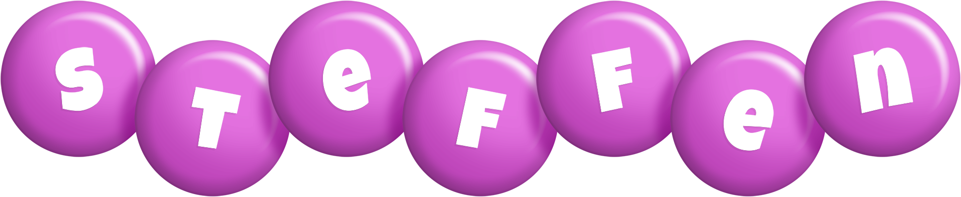 Steffen candy-purple logo